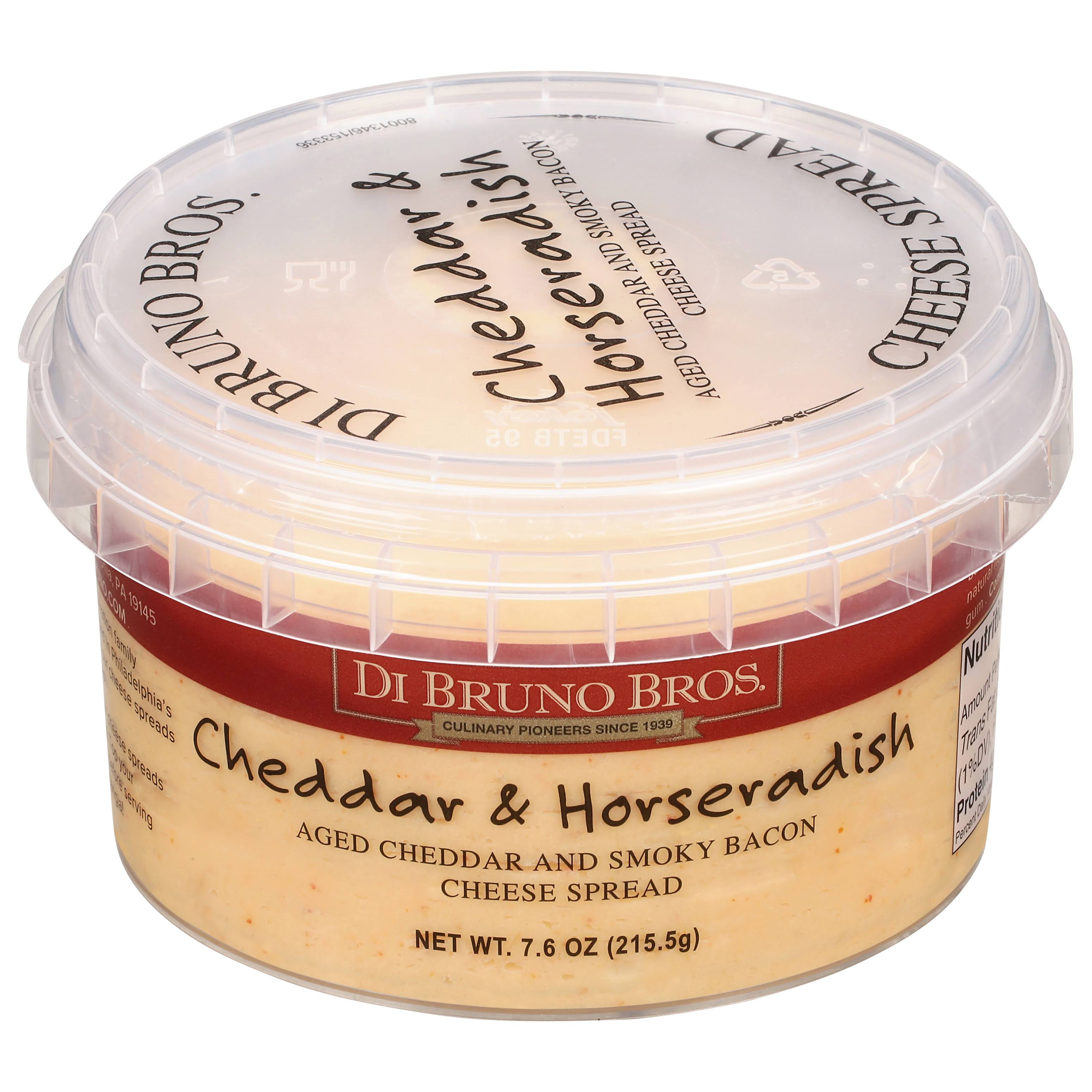 di Bruno Bros Cheese Spread, Cheddar & Horseradish - 7.6 oz