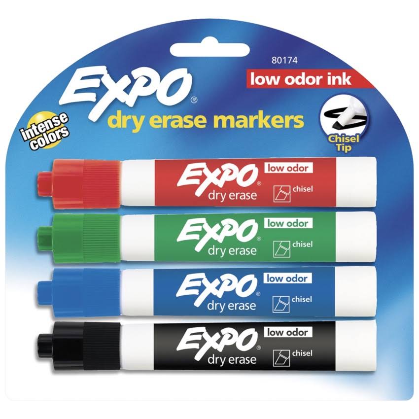 Expo Dry Erase Markers - x4