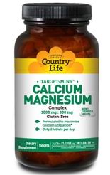 Country Life Calcium Magnesium Complex Tablets - 180pcs