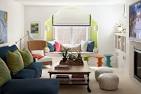 Lime walls turquoise accents | Home Improvement - Home Decor