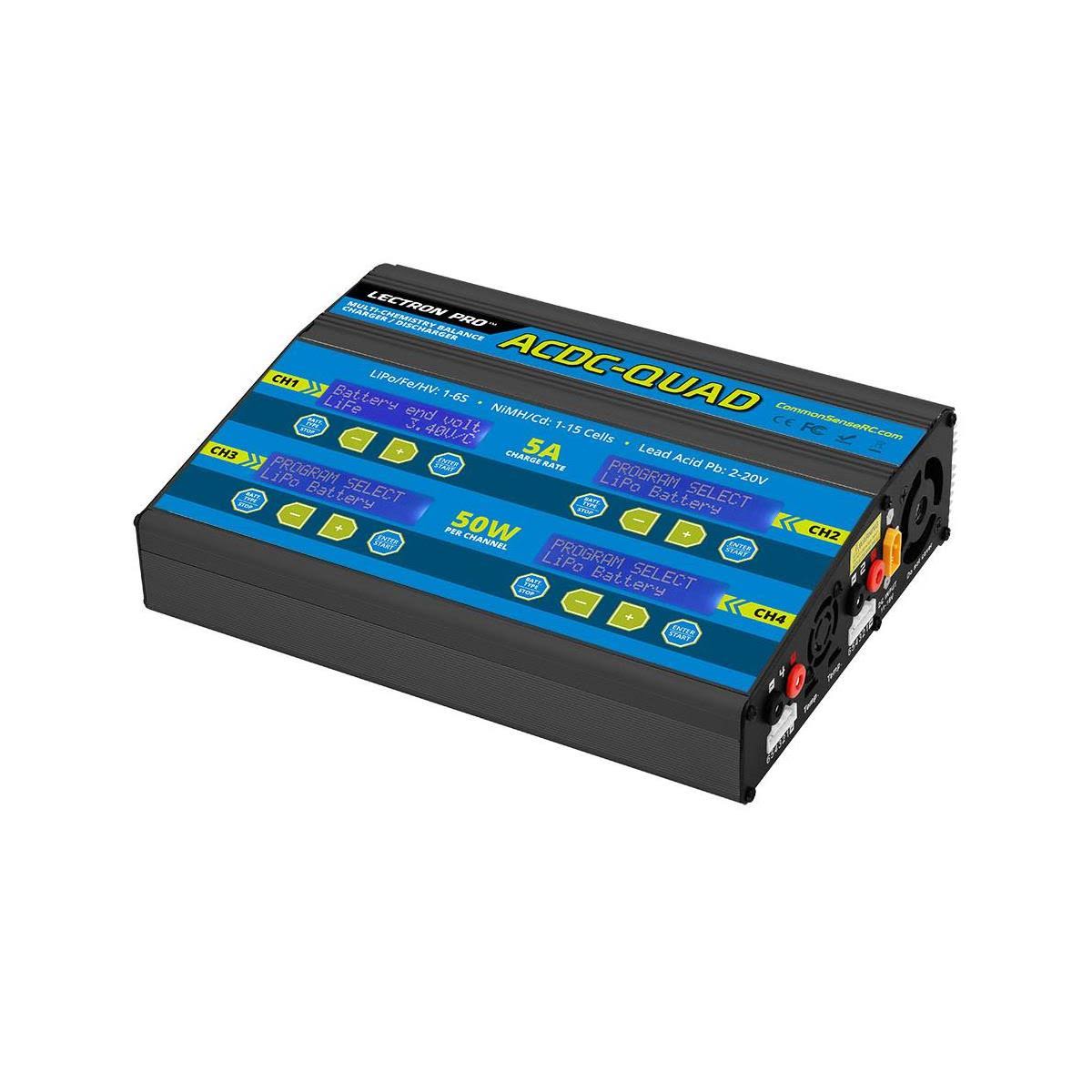 ACDC-QUAD - Four-Port Multi-Chemistry Balancing Charger (LiPo/LiFe/LiHV/NiMH)