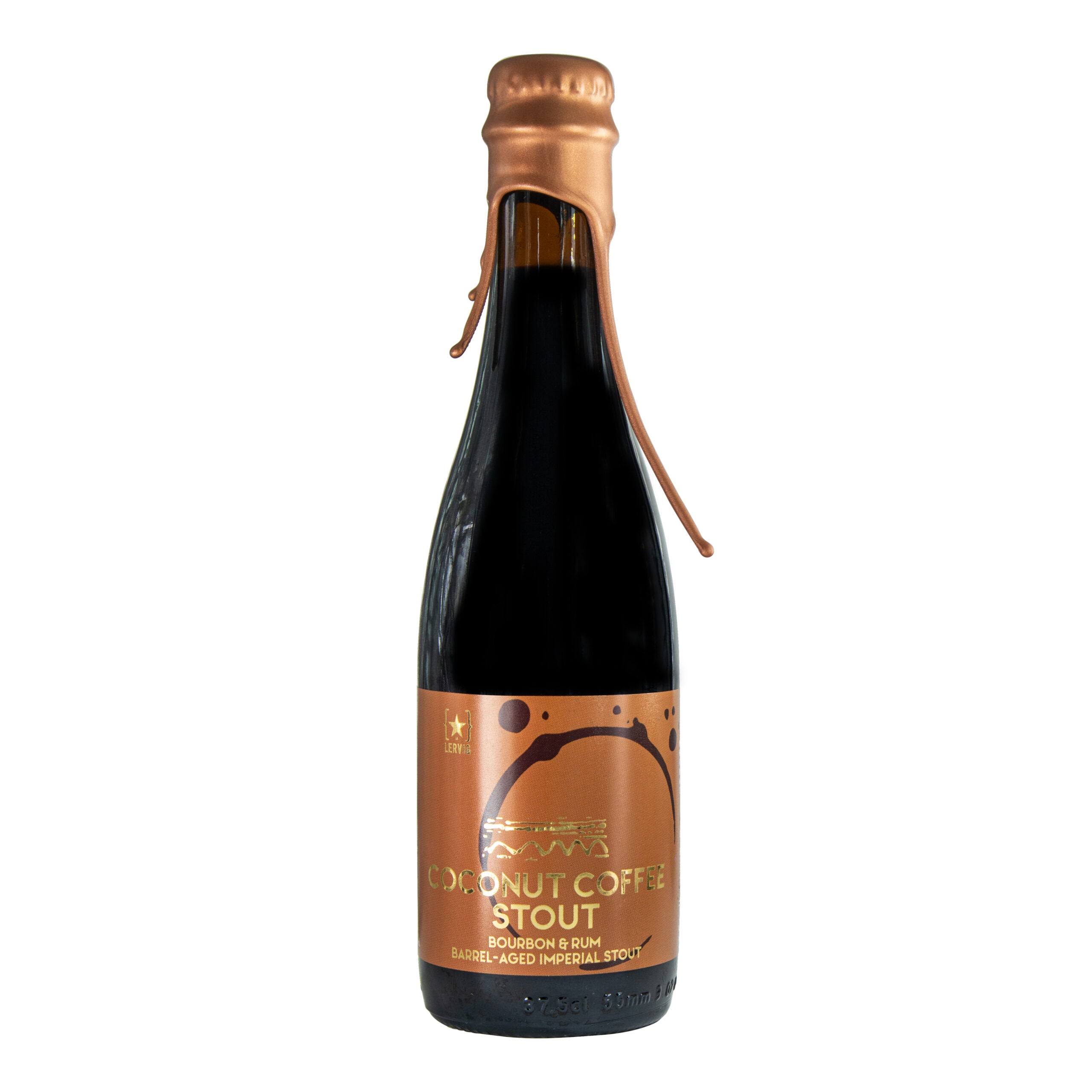 Lervig - Coconut Coffee Stout Bourbon & Rum Barrel Aged Stout 12.8% ABV 375ml Bottle