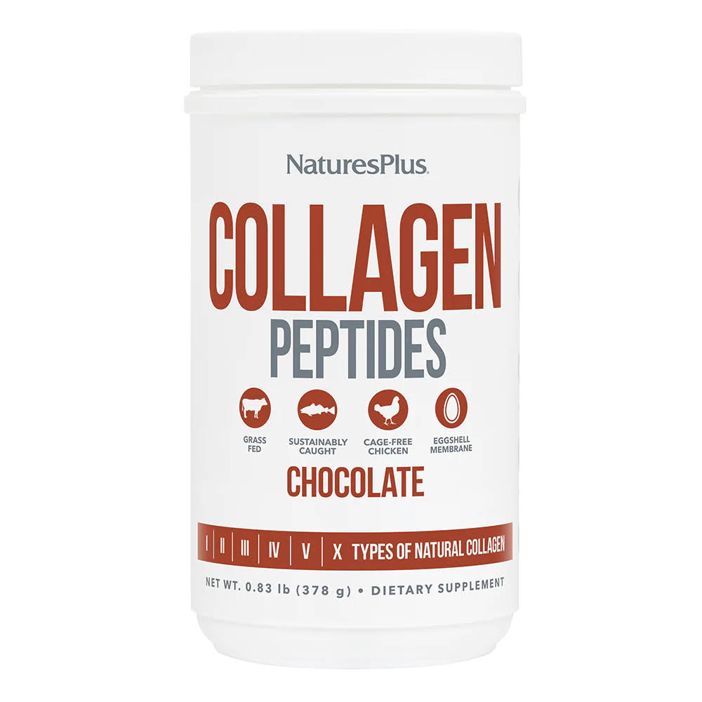 NaturesPlus, Collagen Peptides, Chocolate, 0.83 LB (378 g)
