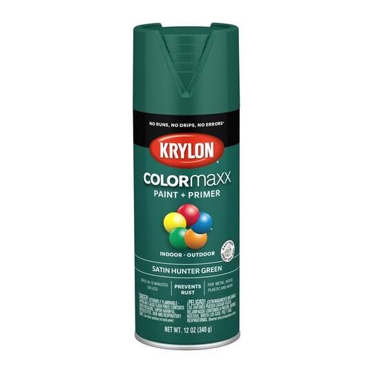Krylon Colormaxx Spray Paint - Hunter Green, 12oz