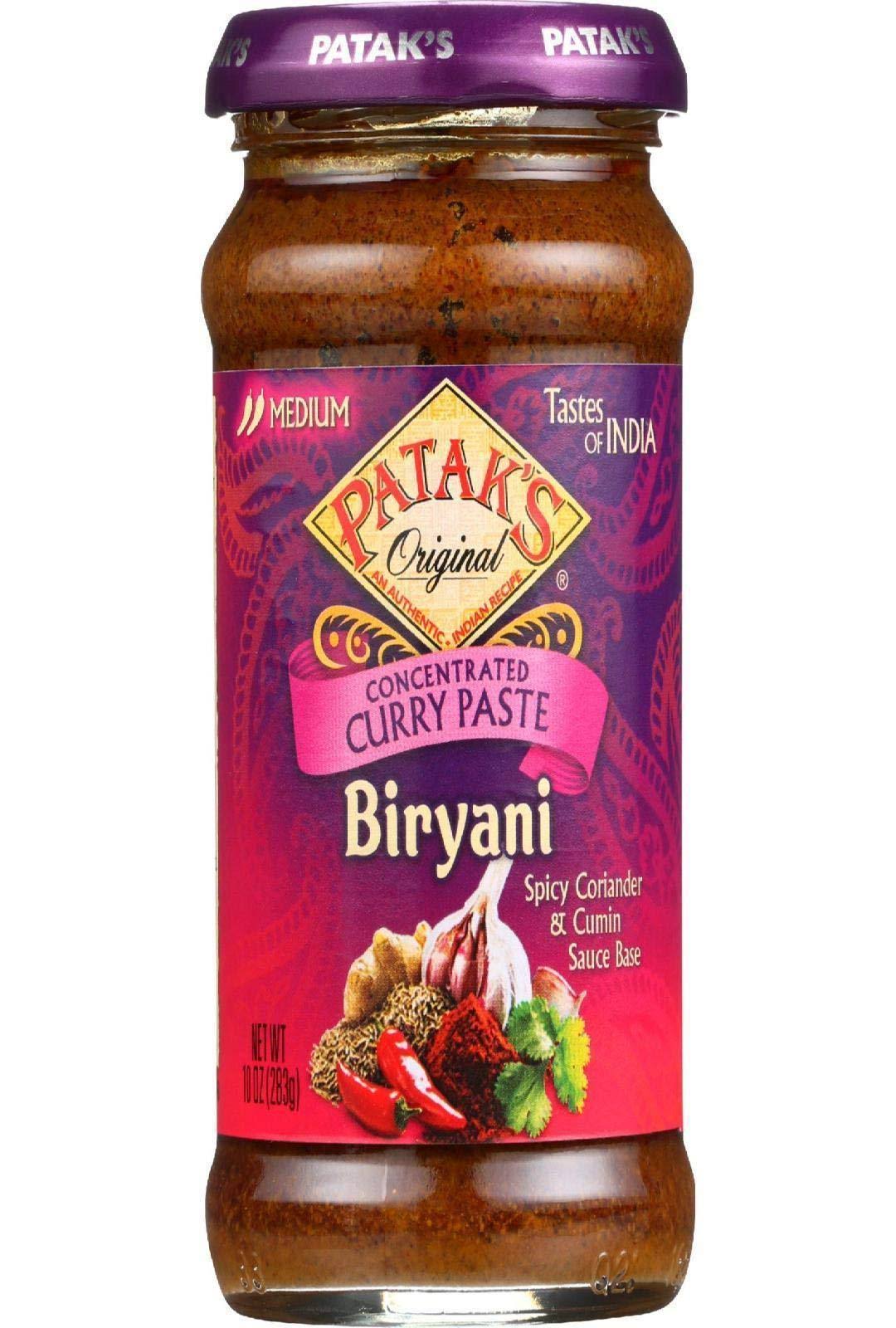 Patak's Concentrated Biryani Curry Paste - Medium, 10oz