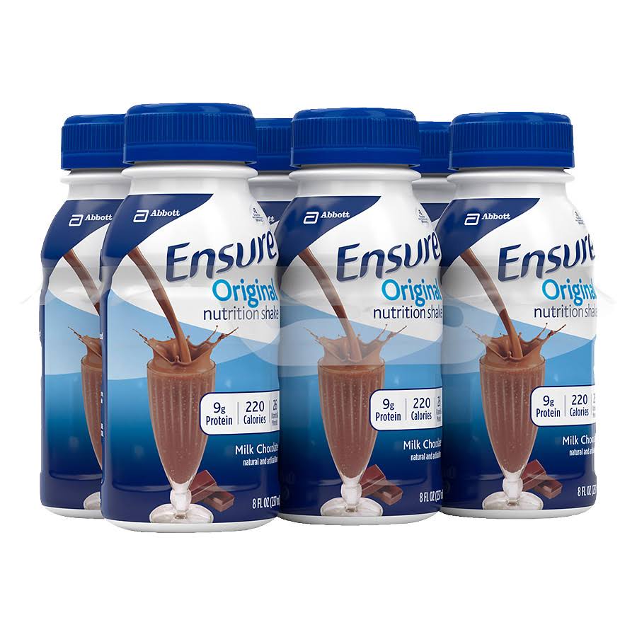 Ensure Nutrition Shake - Creamy Milk Chocolate Shake, 6ct