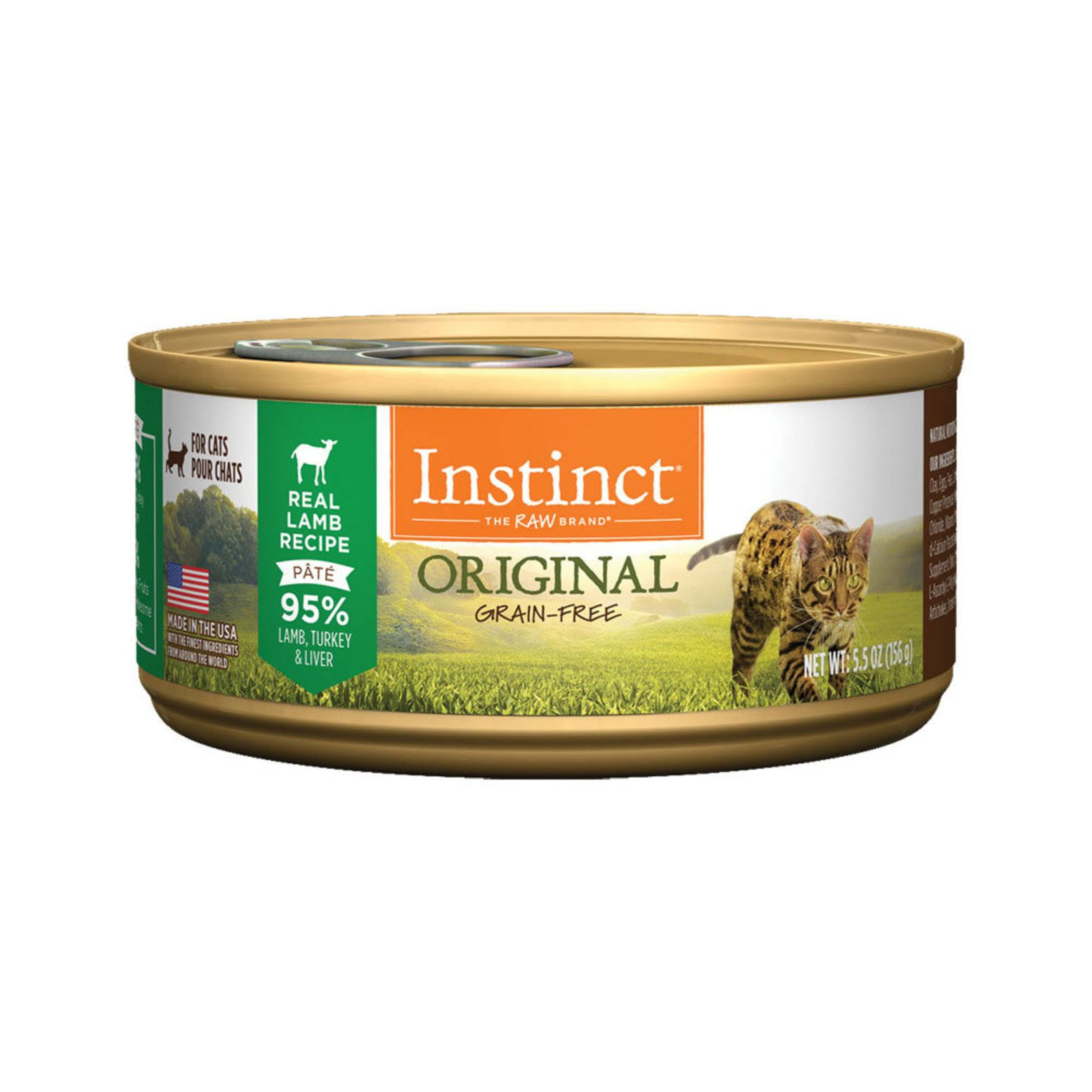 Nature's Variety Instinct Grain-Free Canned Cat Food - Lamb, 5.5oz