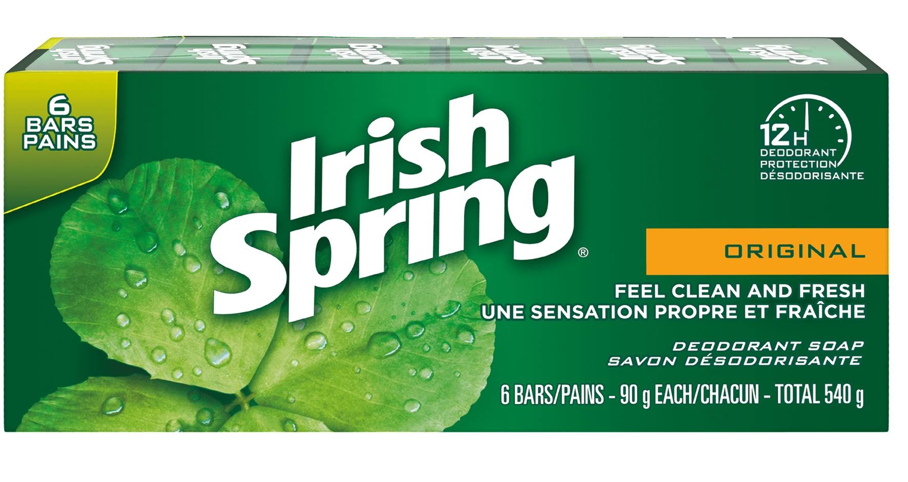Irish Spring Original Bar Soap - 6pk, 90g