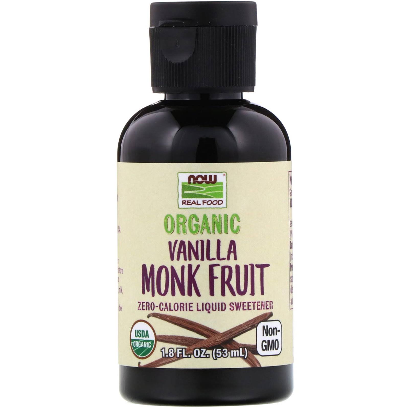 Now Foods Monk Fruit Vanilla Liquid, Organic - 1.8 fl. oz.