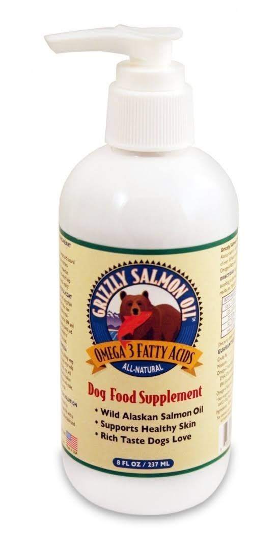 Grizzly Salmon Oil All-Natural Dog Food Supplement