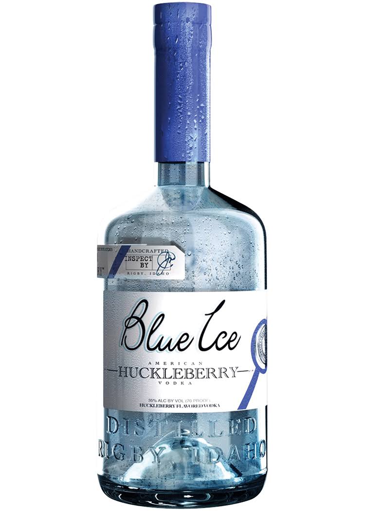 Blue Ice Huckleberry Vodka - 750 ml