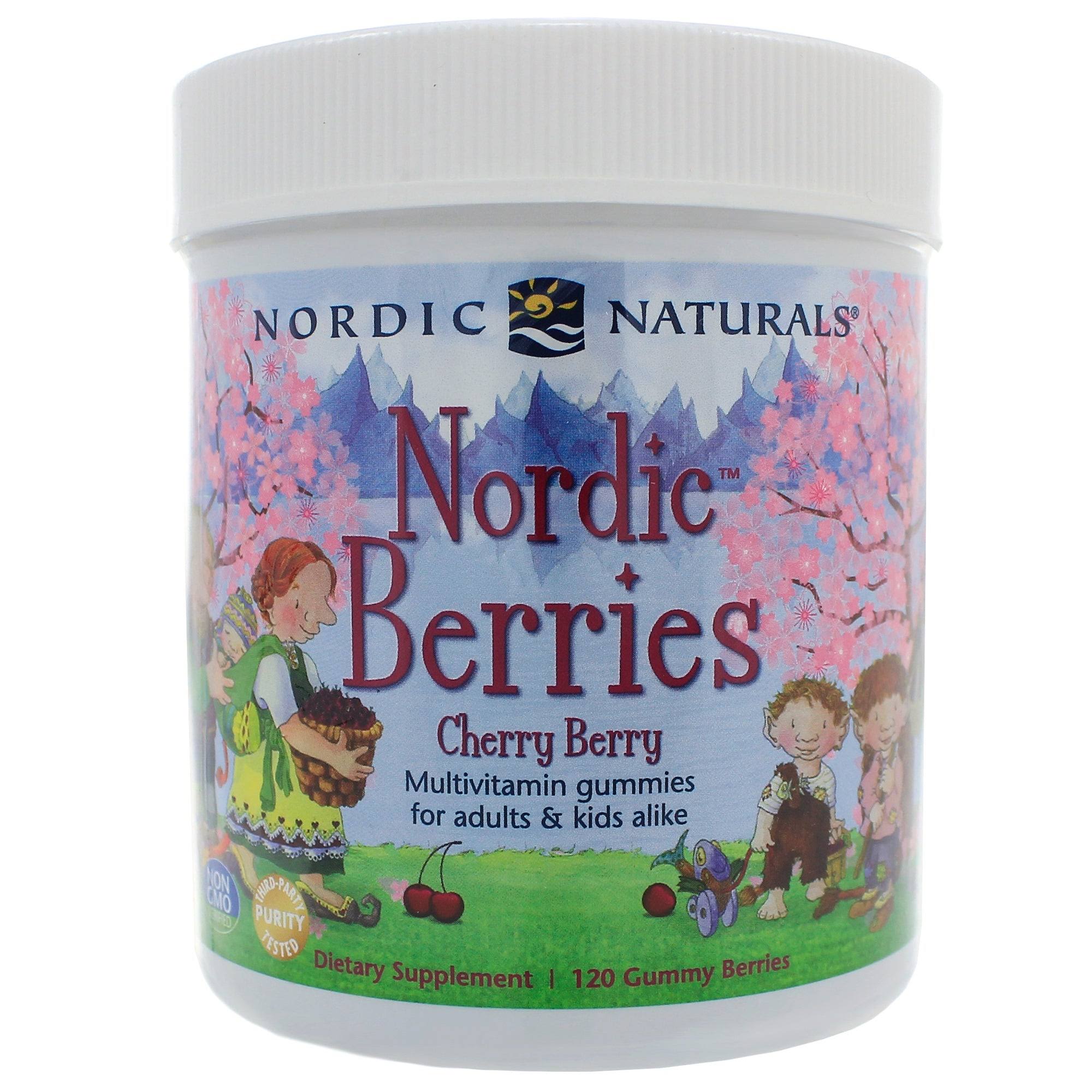 Nordic Naturals Gummy Berries - Cherry Berry, 120ct