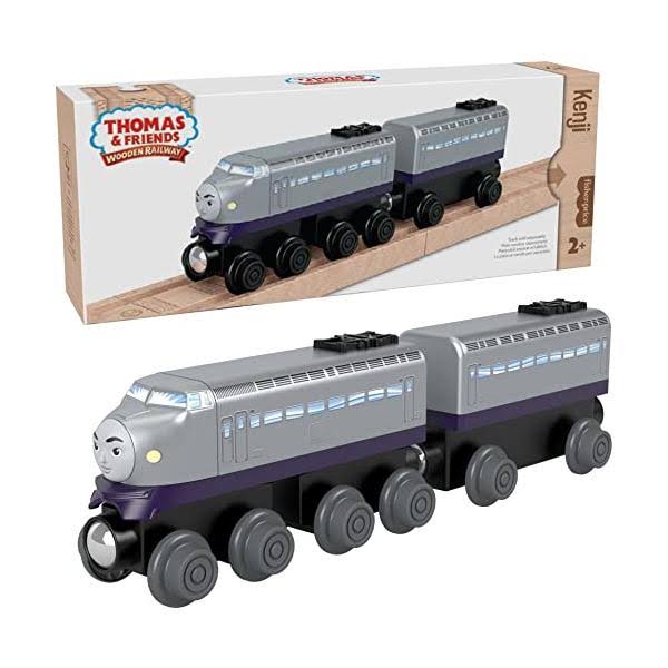 Thomas & Friends Wooden Railway Kenji Engine and Coal Car 887961990751