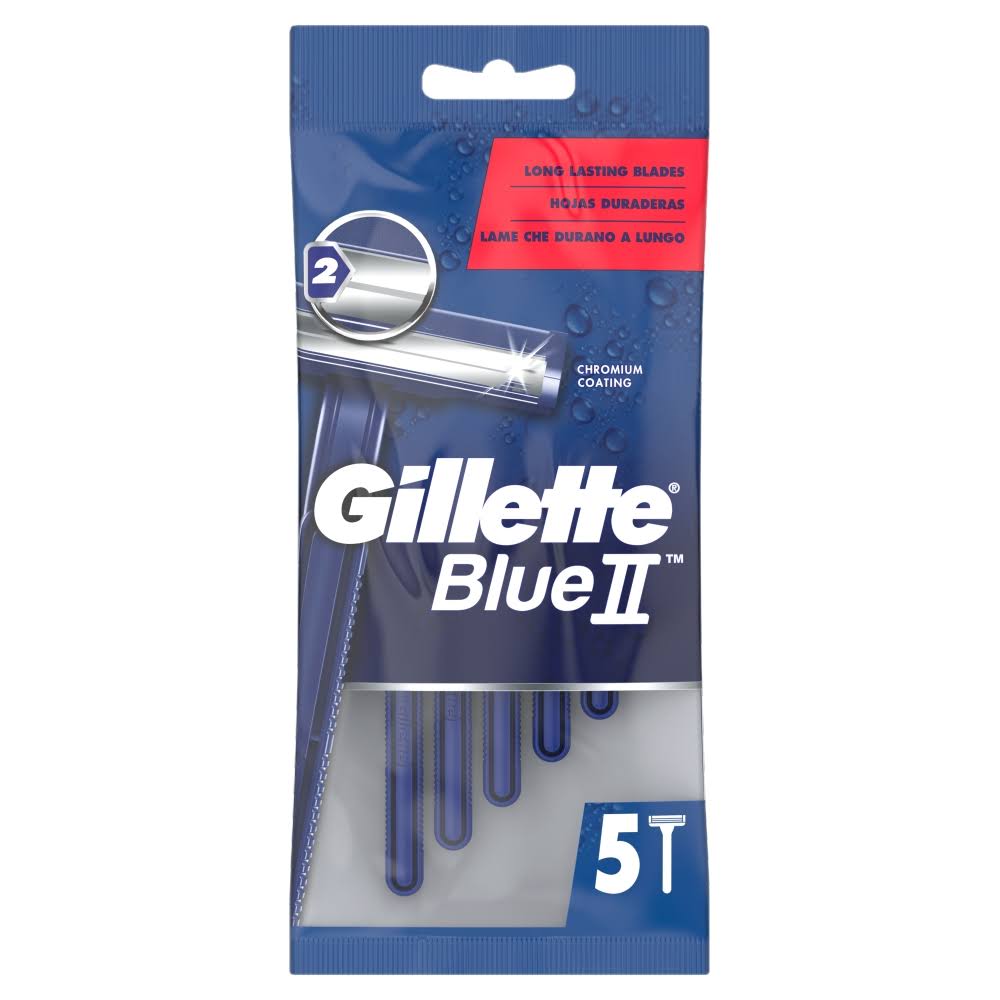 Gillette BlueII Men's Disposable Razors - 5pk