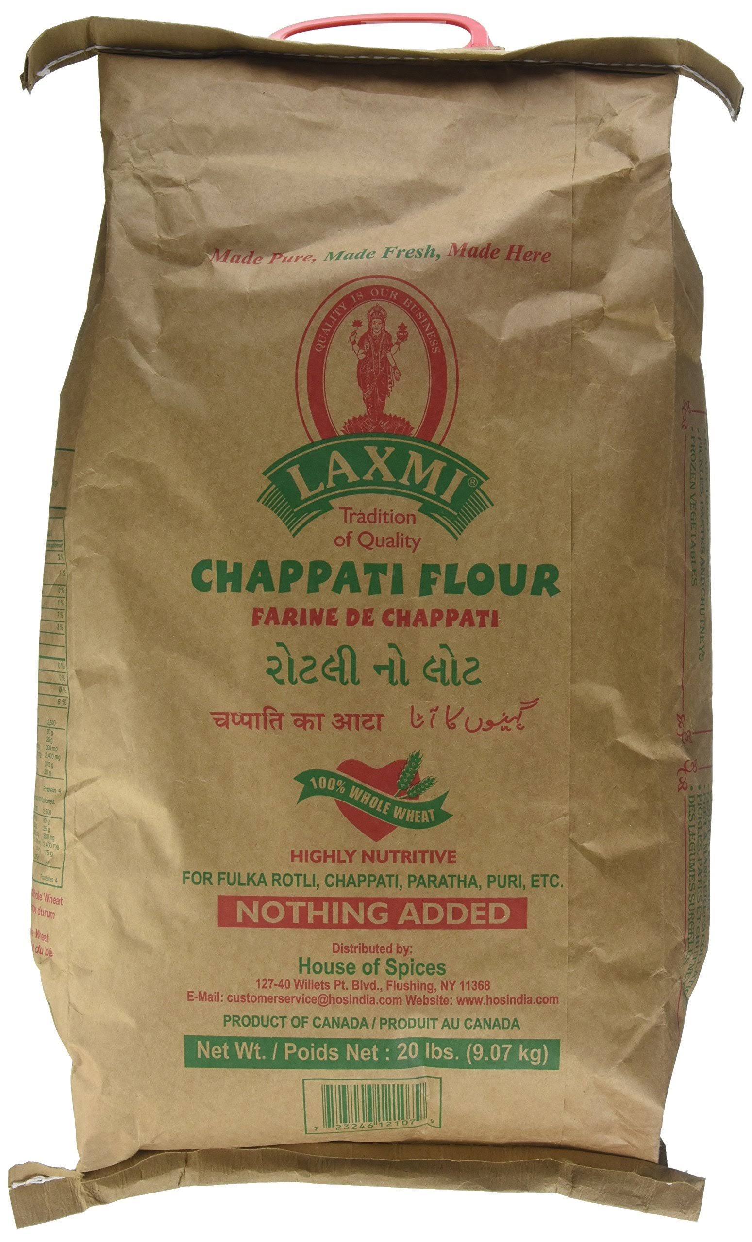 Laxmi All Natural Chappati Flour - 20lbs
