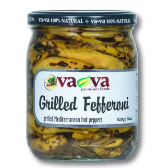 Runoland Grilled Fefferoni, Mediterranean Hot Peppers Vava 510g
