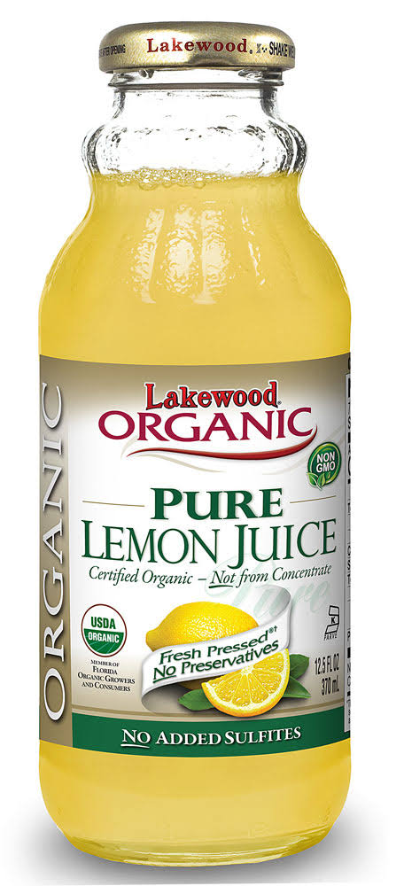 Lakewood Organic Pure Lemon Juice - 12.5oz