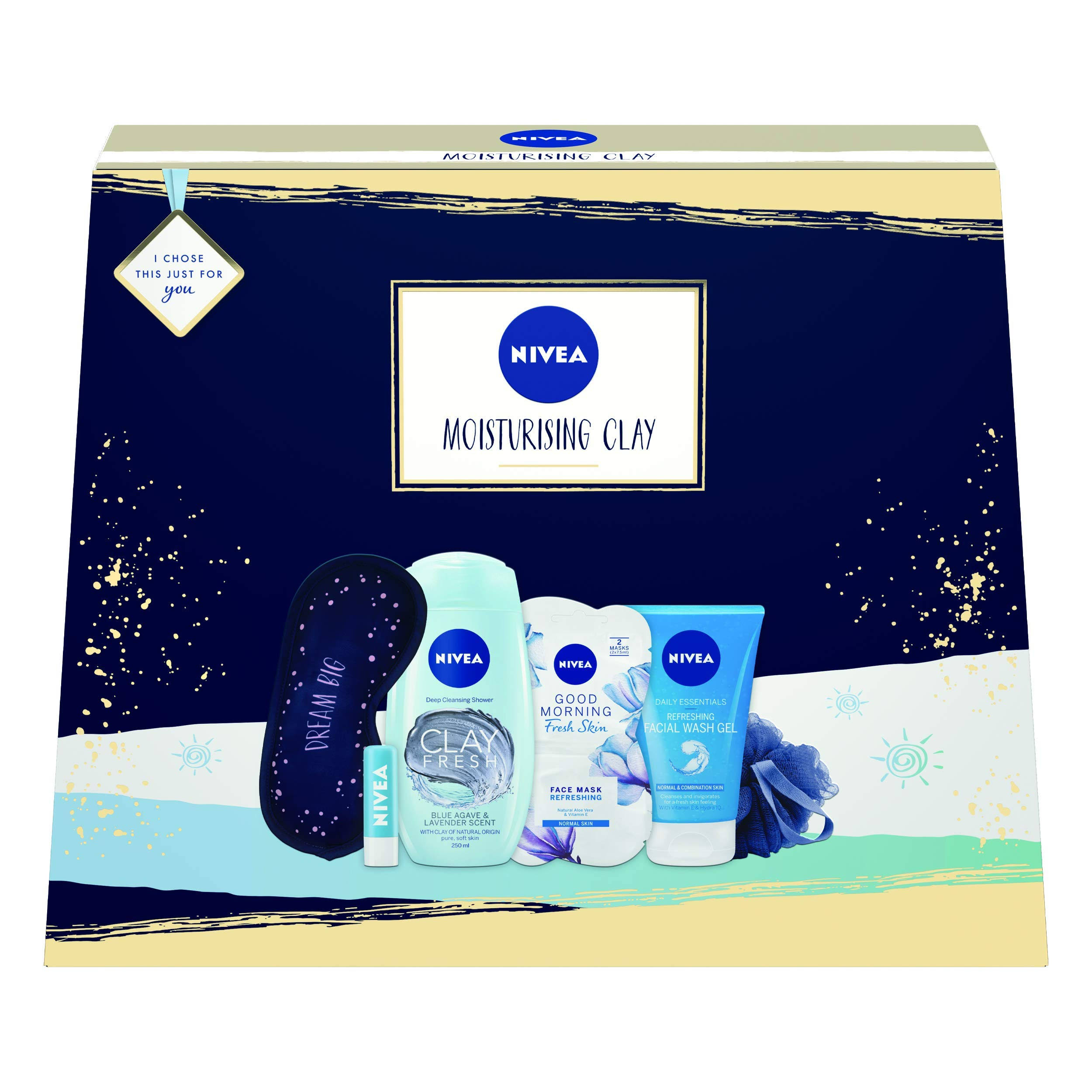 Nivea Moisturising Clay Gift Set, Hydrating Set of Gifts for Her