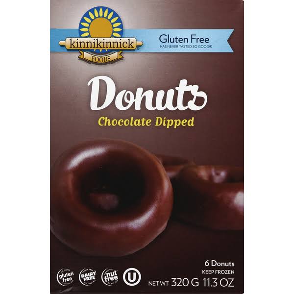 Kinnikinnick Donuts - Chocolate Dipped, 320g