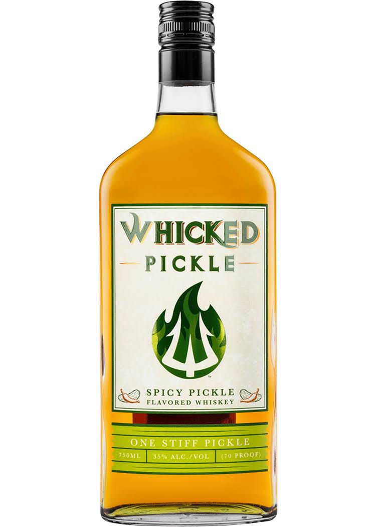 Whicked Pickle Spicy Pickle Flavored Whiskey - 50 ml