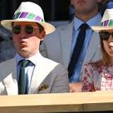 Princess Beatrice and husband Edo share a look of love as they enjoy Wimbledon