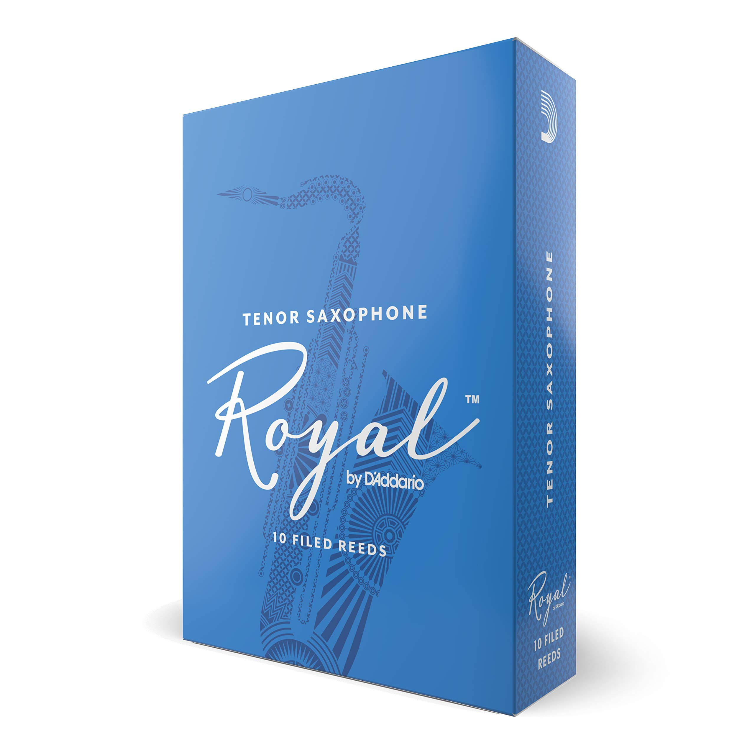 Rico Royal Tenor Saxophone Reeds - 3-1/2, 10 Reeds