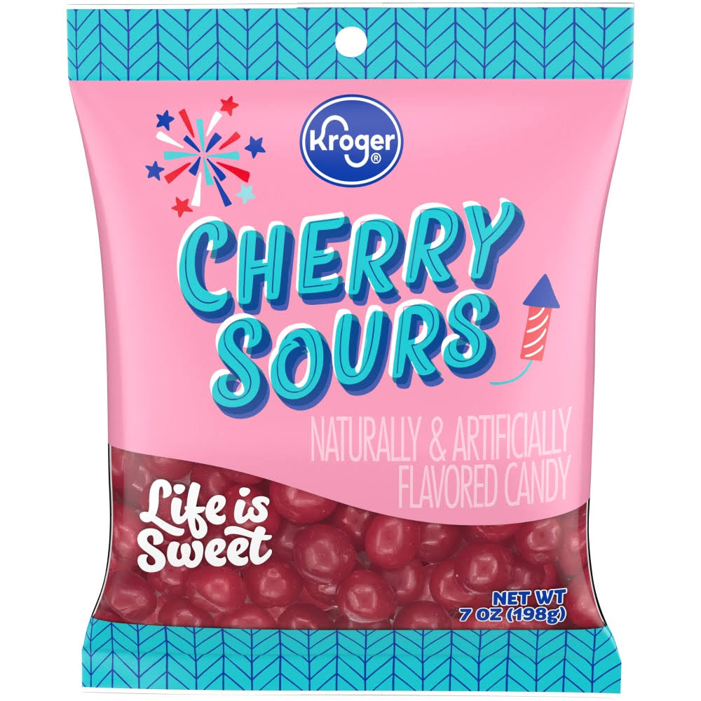 Kroger Cherry Sours Candy - 7 oz