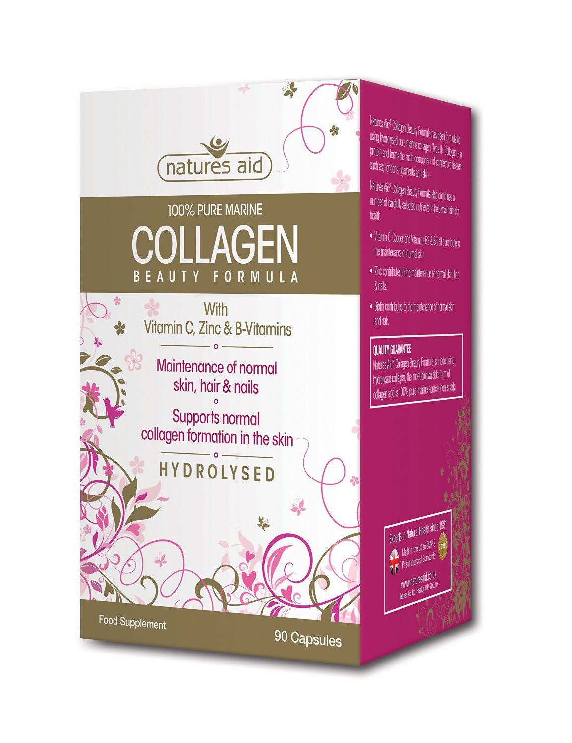 Nature's Aid Collagen Beauty Formula Capsules - 90ct