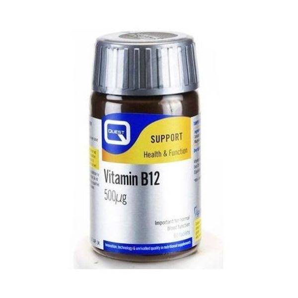 Quest - Vitamin B12 500mcg 60 Tablets