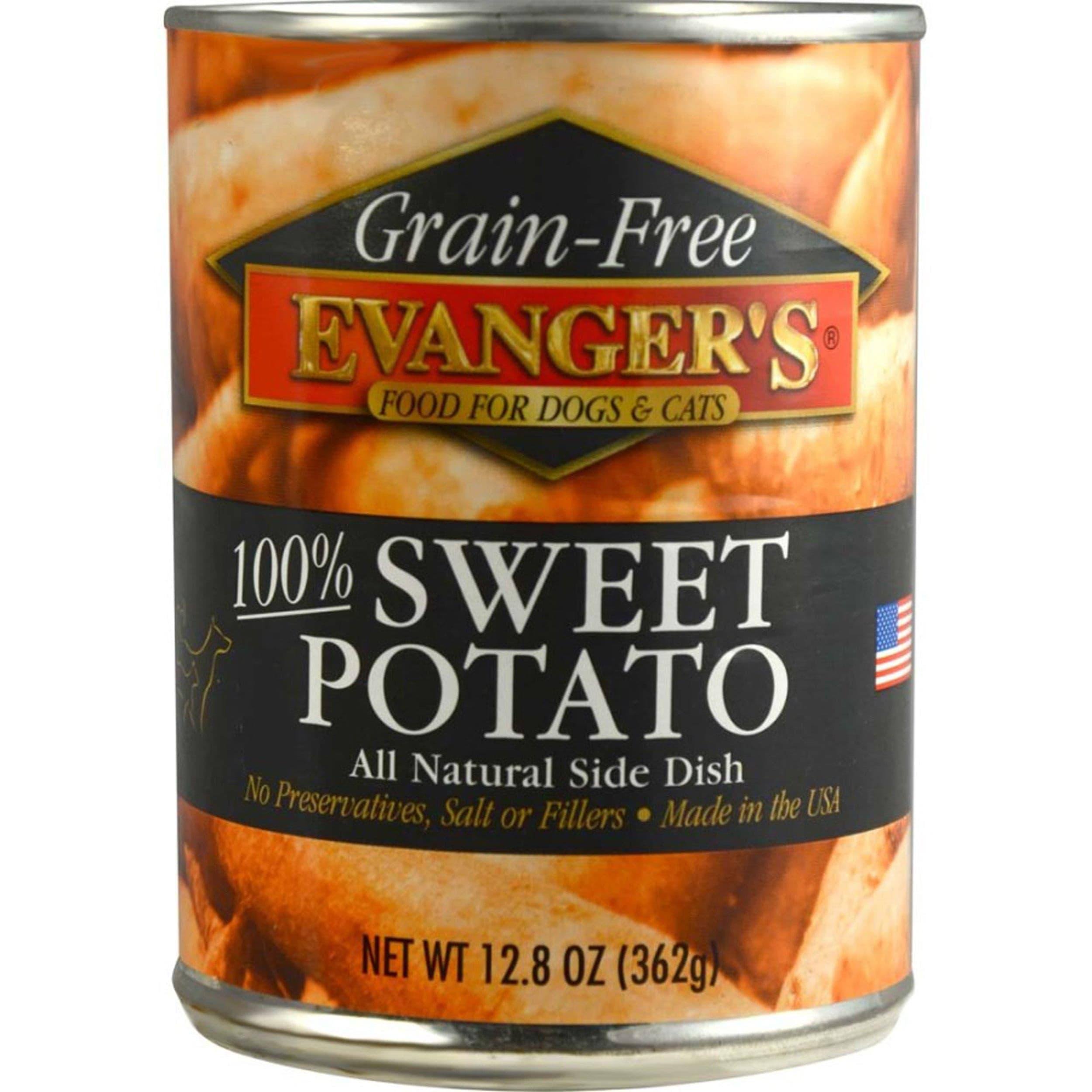 Evanger's Grain-Free Food for Dogs and Cats - Sweet Potato, 13oz