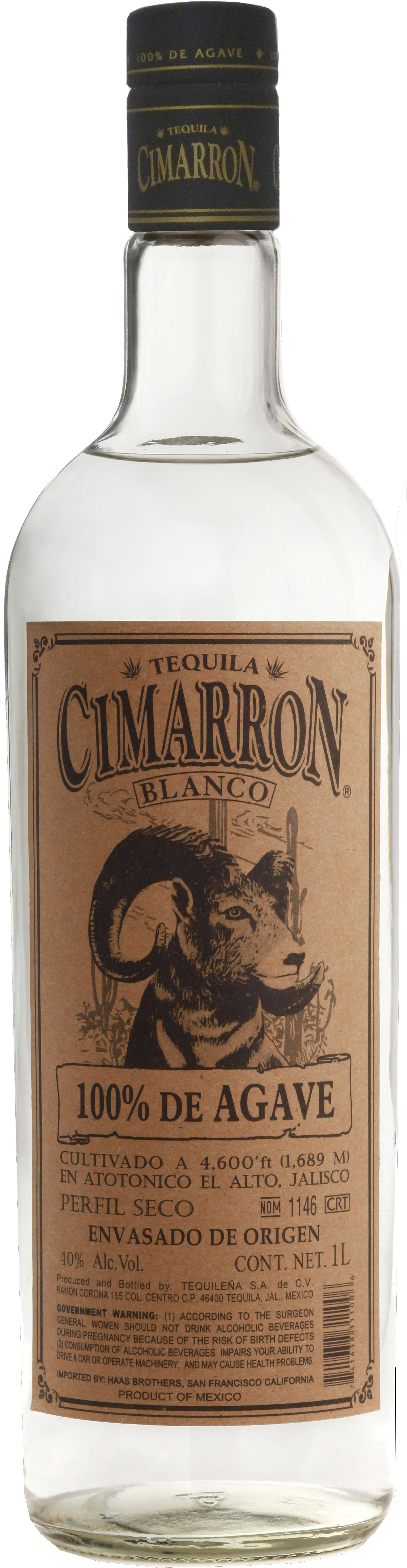Cimarron Tequila Blanco 750ml