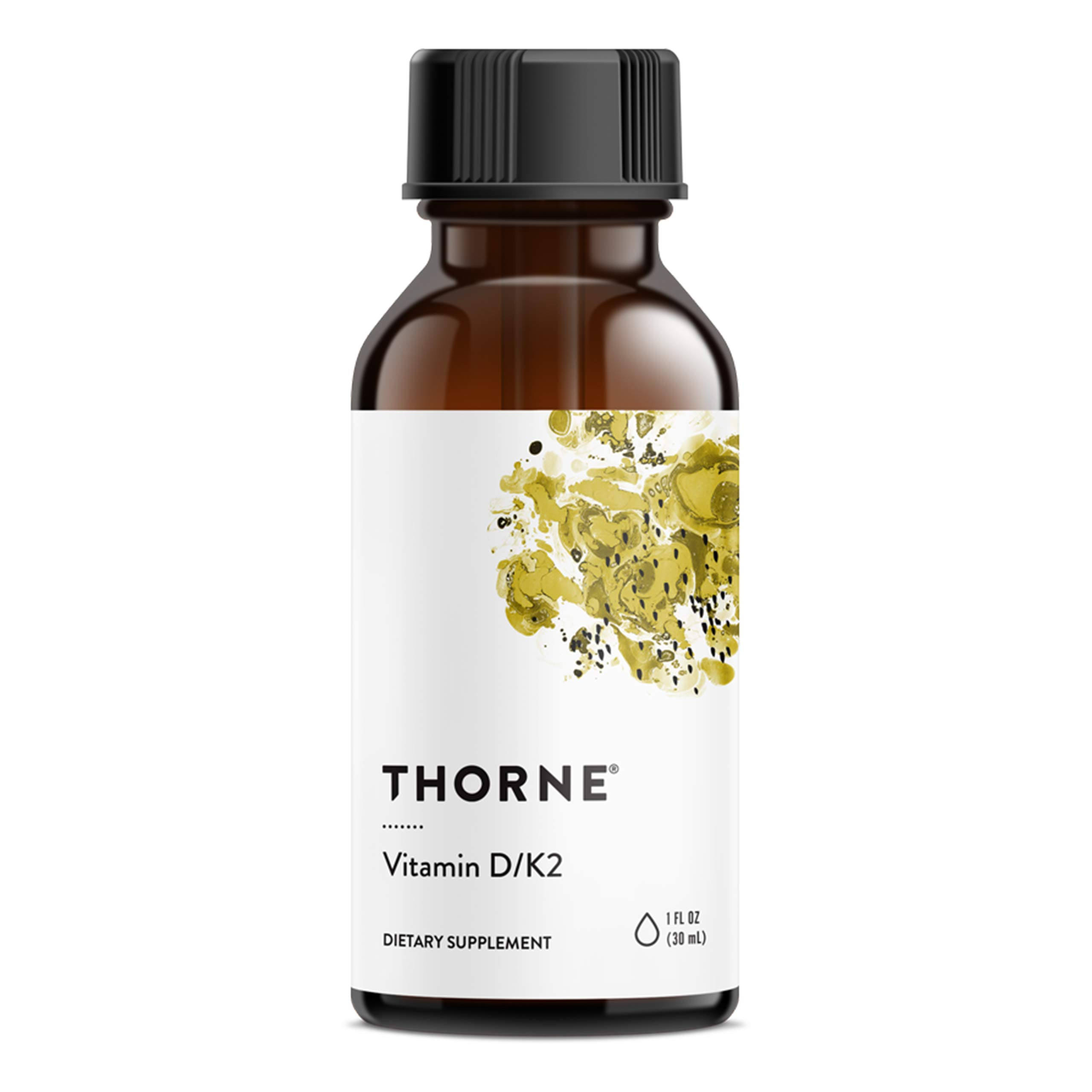 Thorne Research Vitamin D and k2 Supplement - 1oz