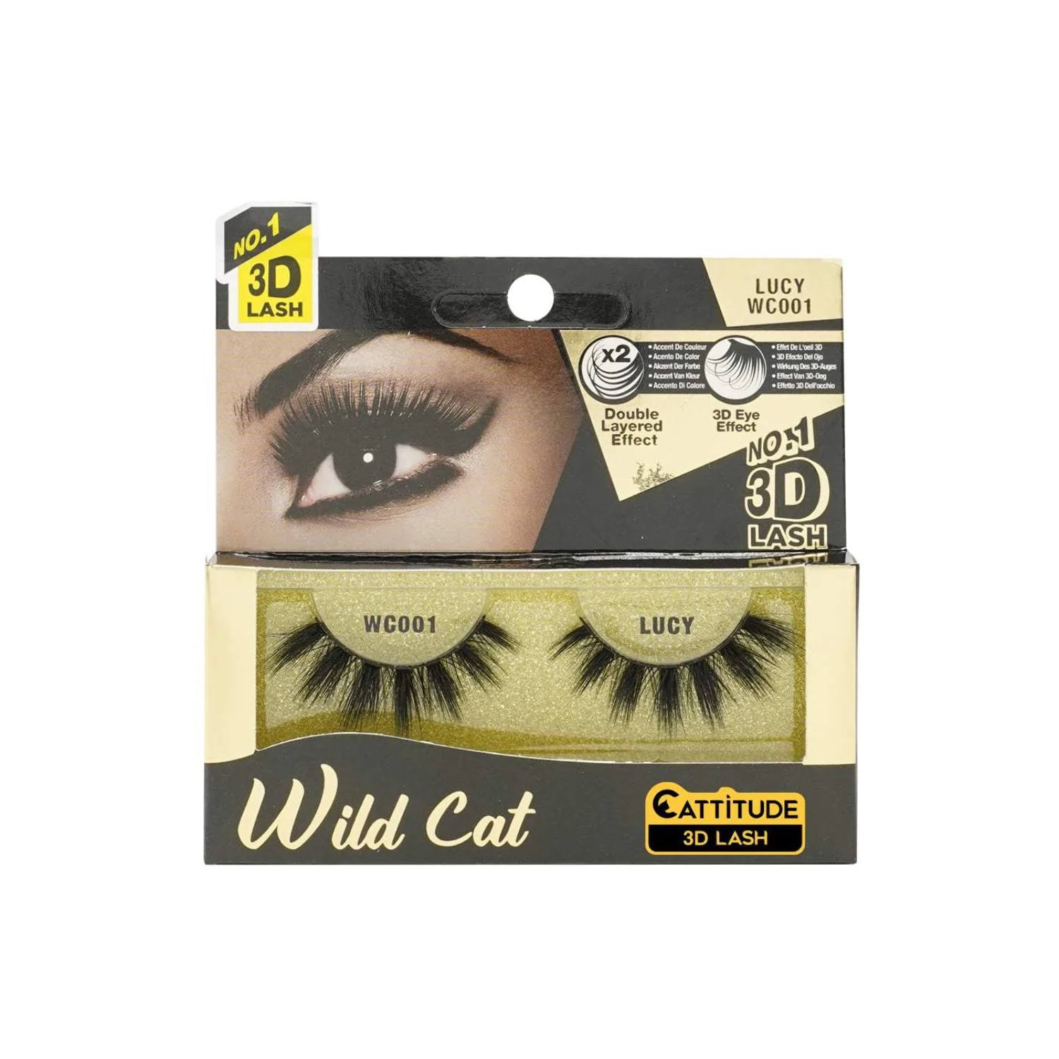 Ebin New york wild cat 3d lashes lucy wc001