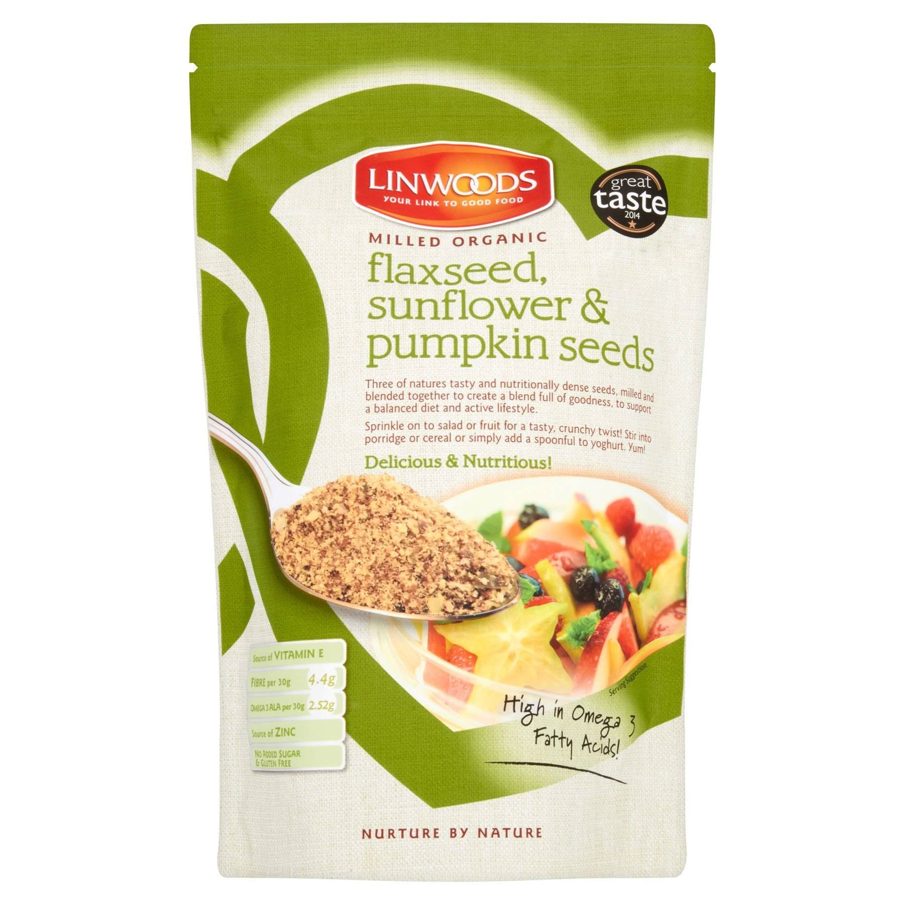 Linwoods Milled Organic Flaxseed Sunflower and Pumpkin Seeds - 425g