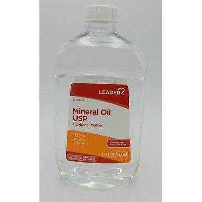 Leader Mineral Oil, USP - 16 fl oz