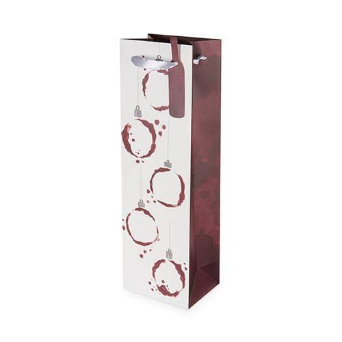 Wine Stain Ornament Single-bottle Wine Bag by Cakewalk Multicolor Paper Gift Bags