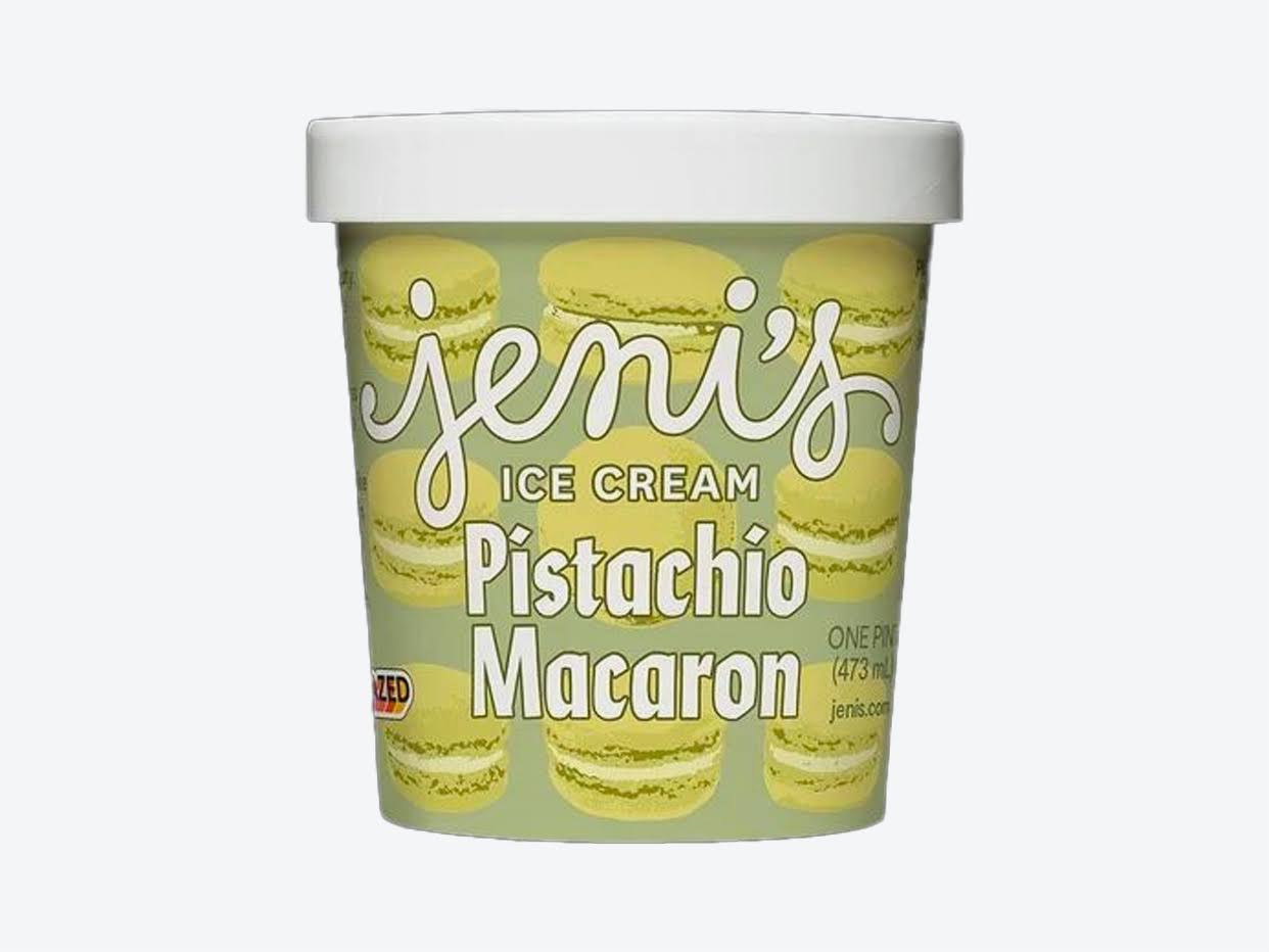 Jeni's Pistachio Macaron Ice Cream Pint | Dashmart