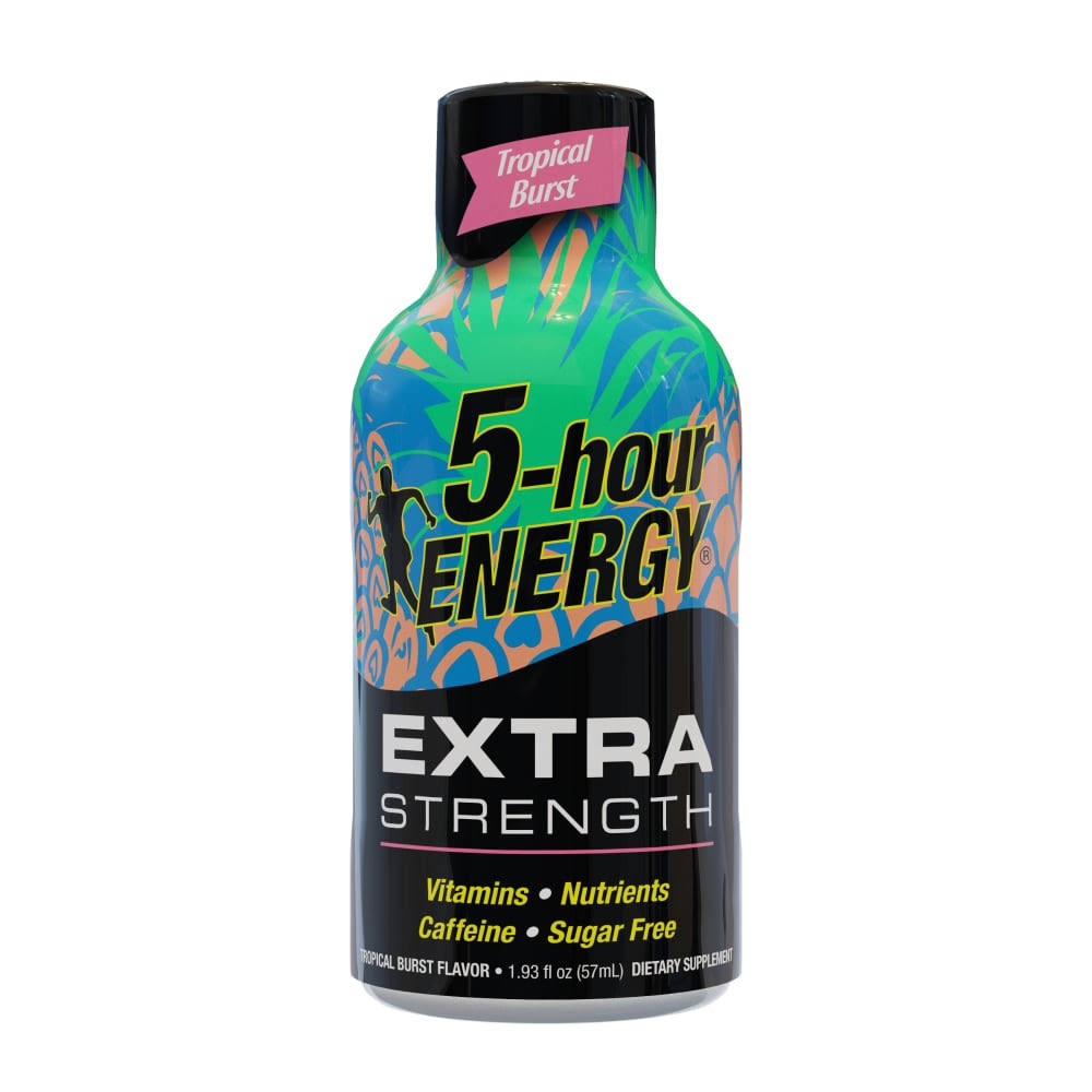 5-Hour Energy Energy Shot, Tropical Burst, Extra Strength - 1.93 fl oz