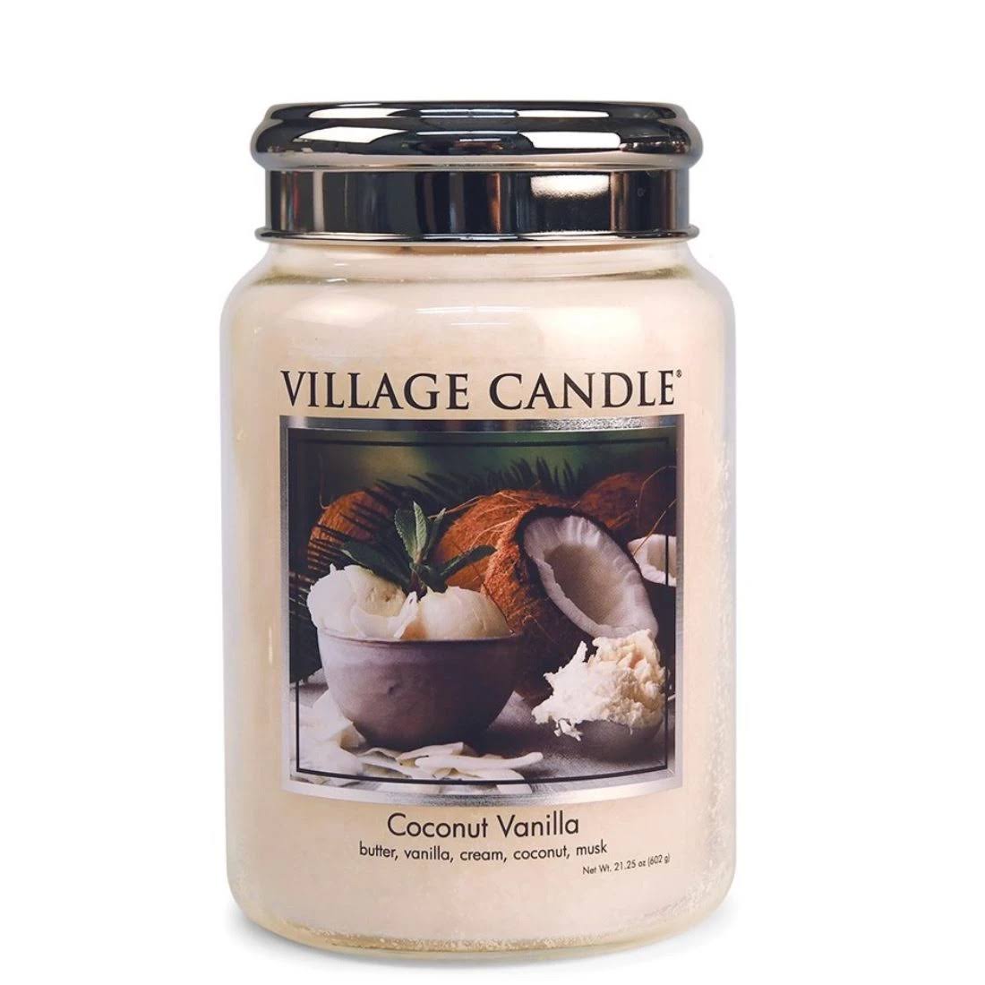 Village Candle Coconut Vanilla scented candle 602 g