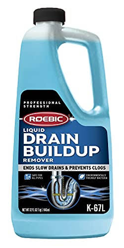 Roebic Liquid Drain Buildup Remover, Exclusive Biodegradable Bacteria