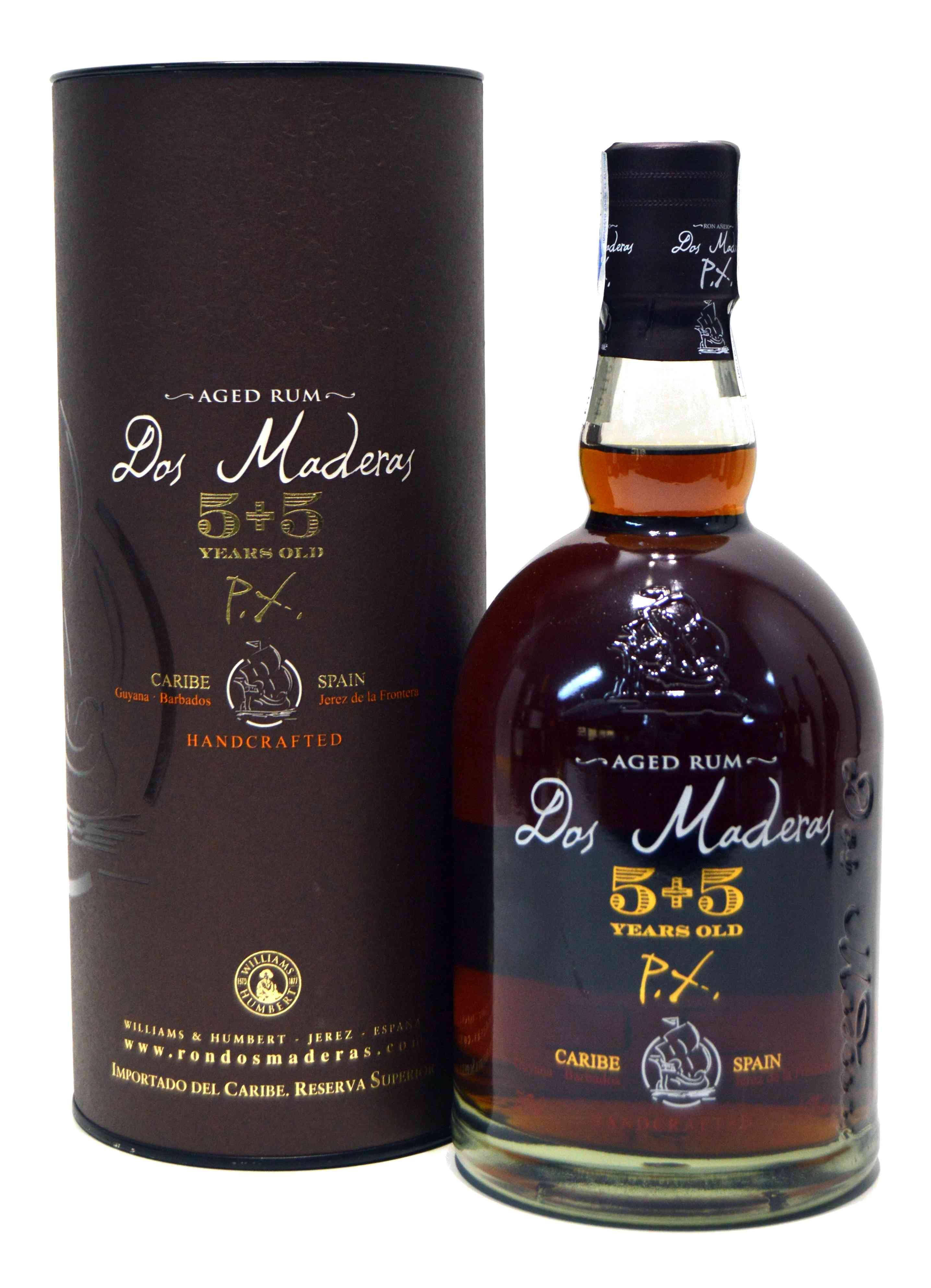 Dos Maderas Rum, Aged, Caribe Spain - 750 ml