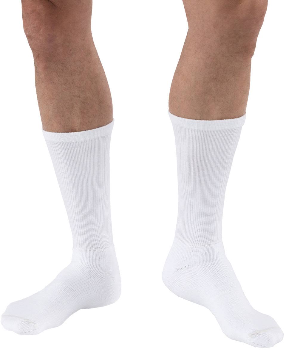 Activa Coolmax Athletic Support Socks - White, Medium