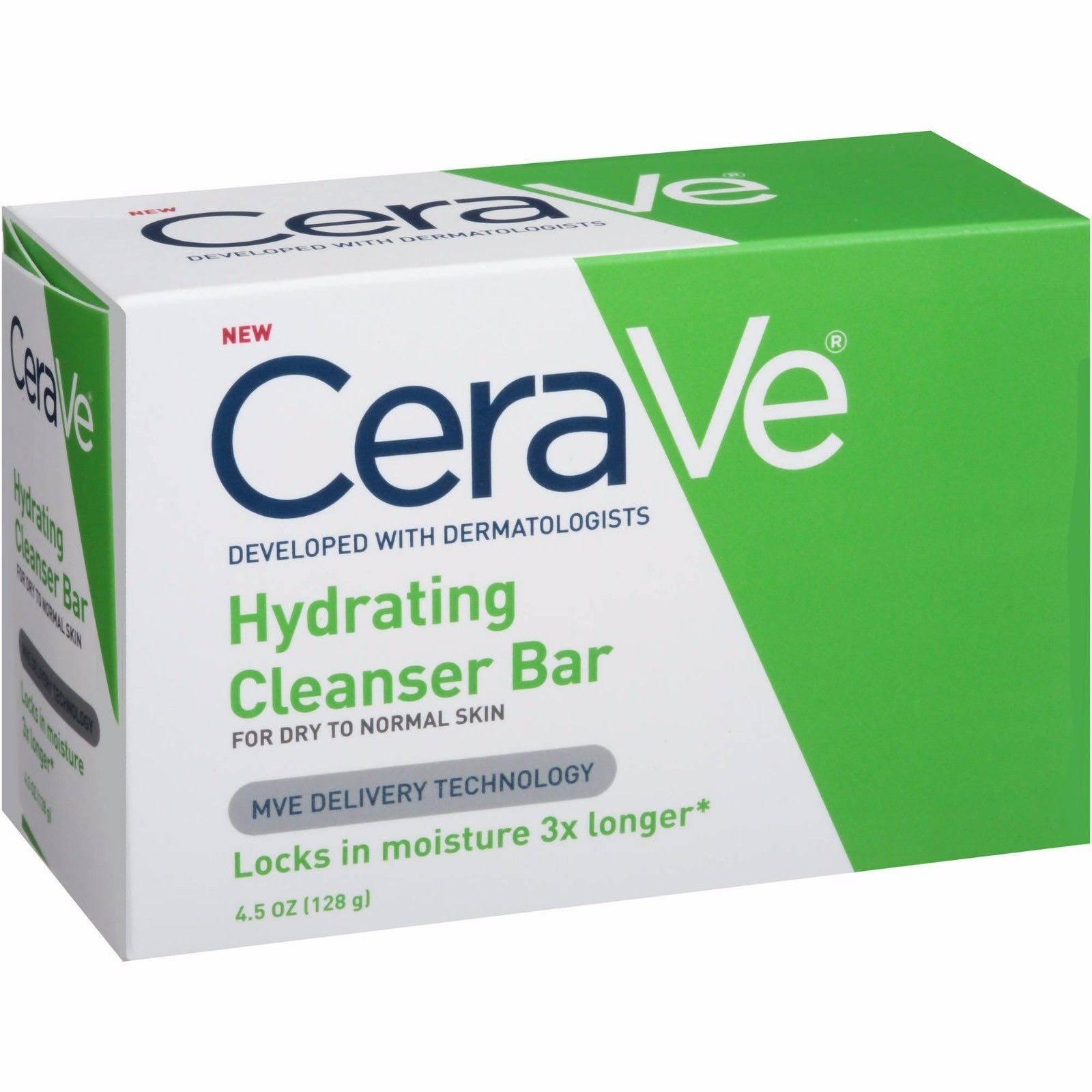 Cerave Hydrating Cleanser Bar - 4.5oz, for Dry to Normal Skin