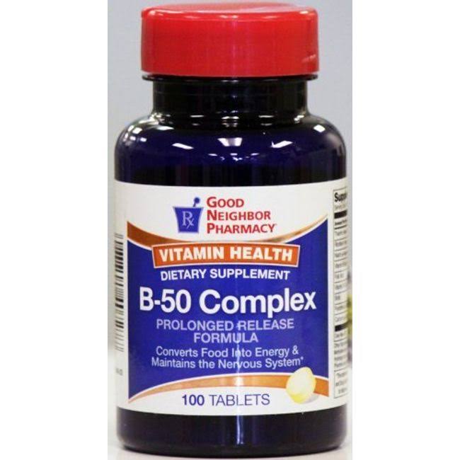 GNP B 50 Complex Prolonged Release Formula (100 Tablets)