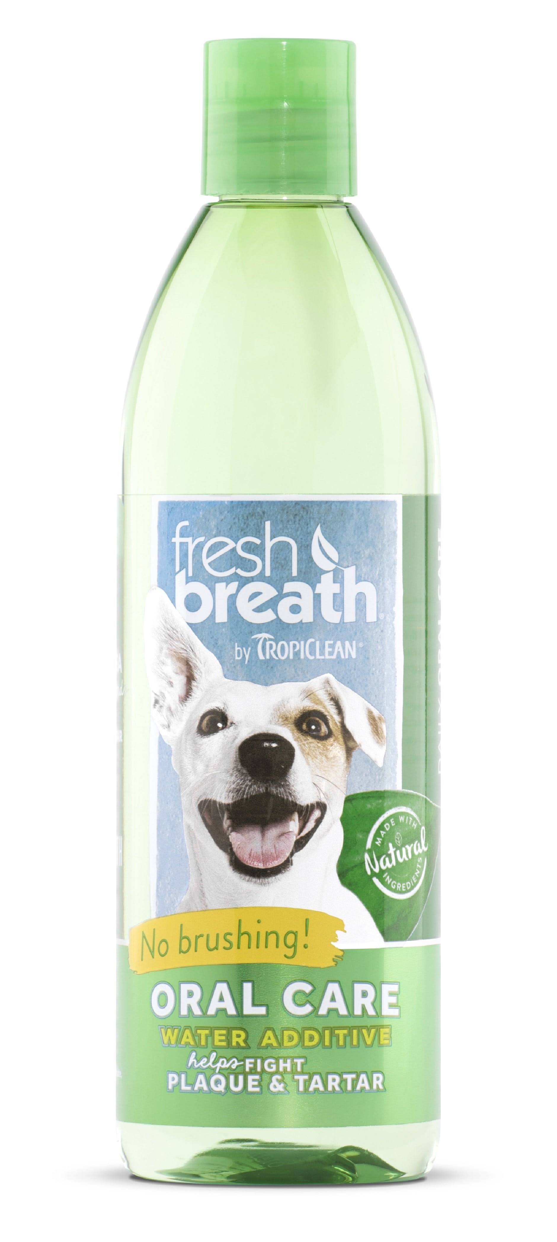 Tropiclean Fresh Breath Plaque Remover Pet Water Additive - 33.8oz
