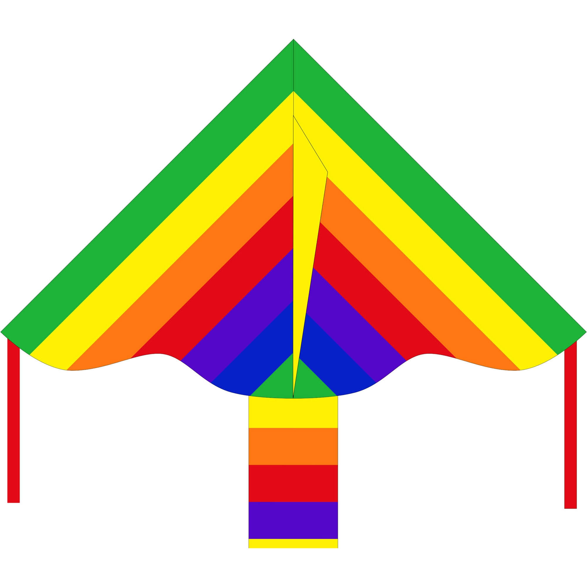 HQ Kites Eco Line Simple Flyer Rainbow Single Line Kite - 33"