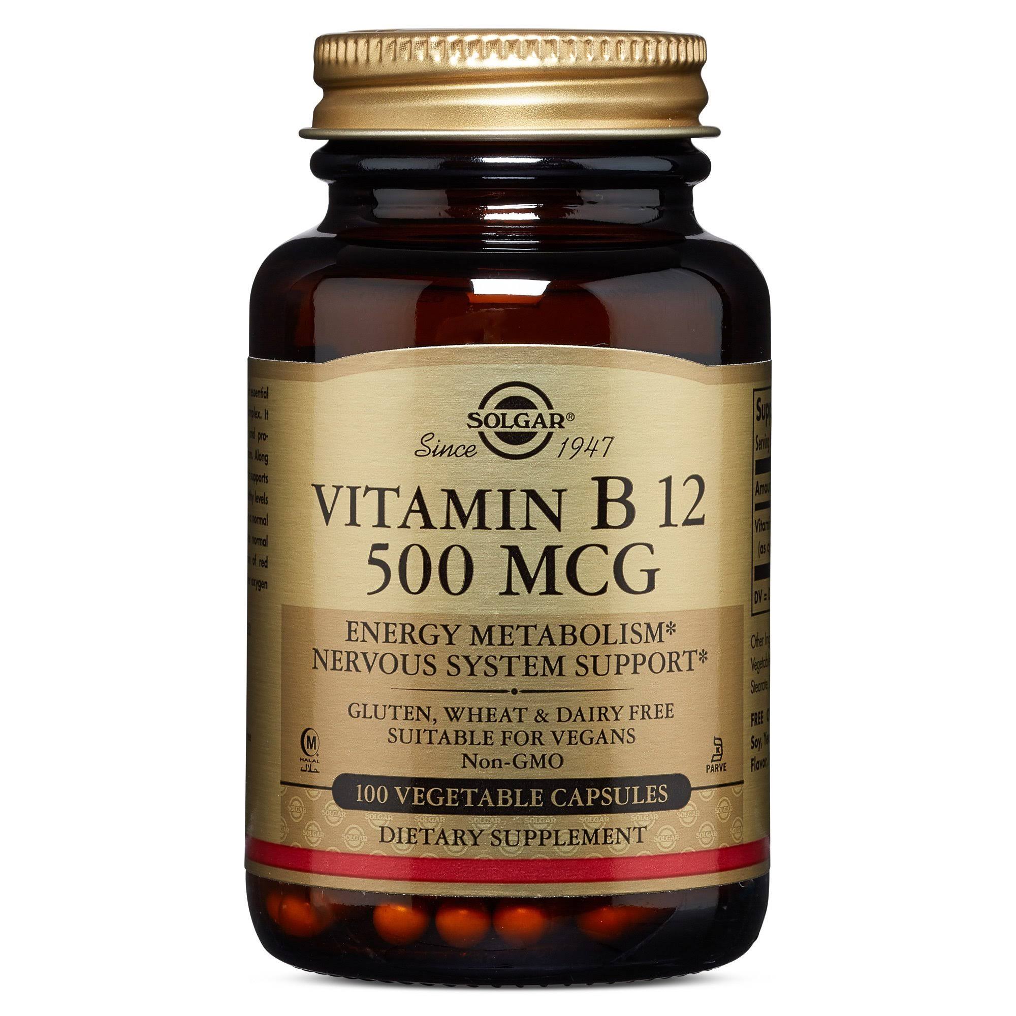 Solgar Vitamin B12 Vegetable Capsules