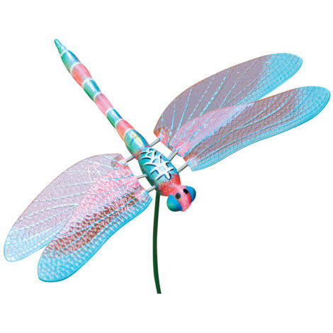 Exhart 05242 24pc WindyWings 4 inch Dragonfly Stake Asst