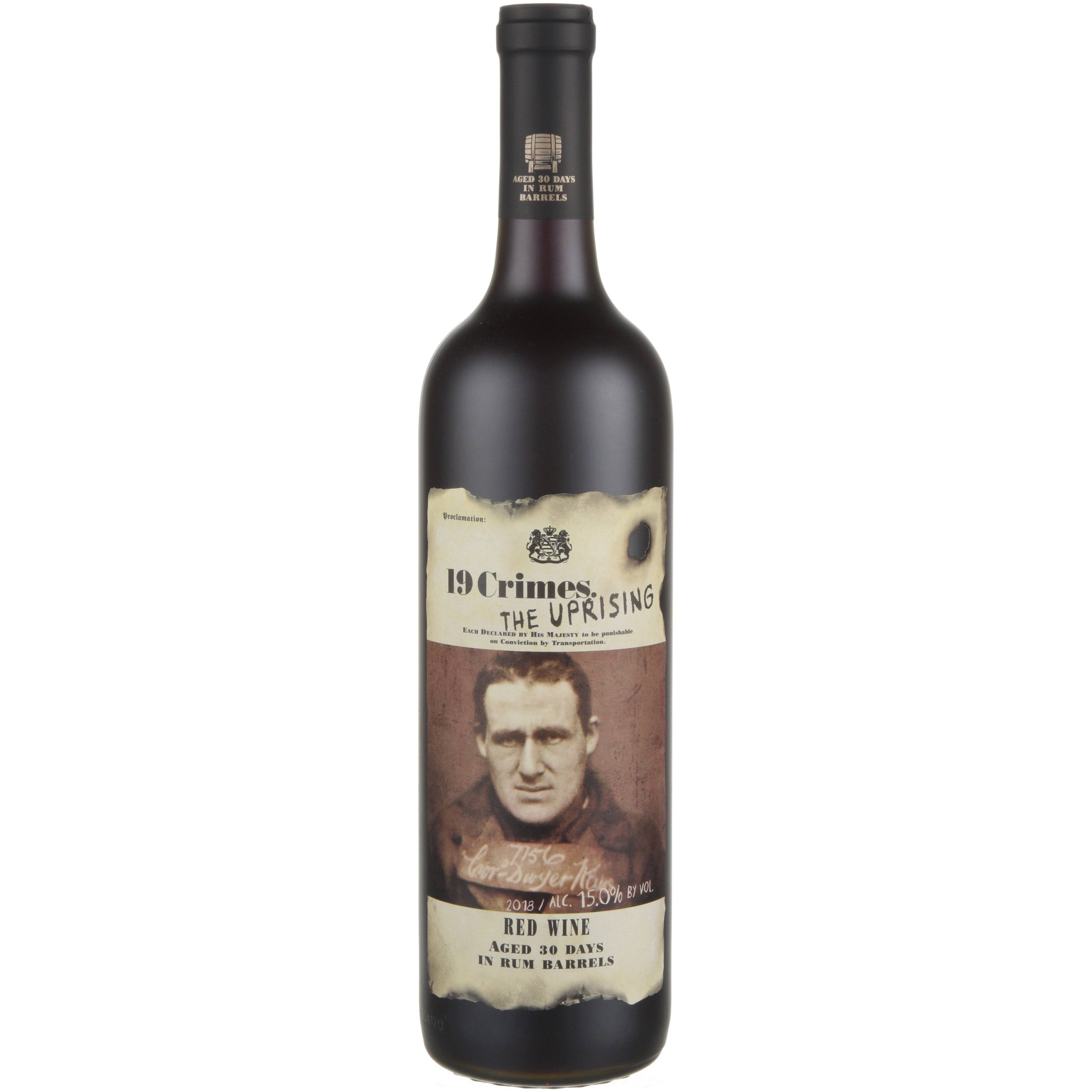 19 Crimes Red Wine, The Uprising - 750 ml