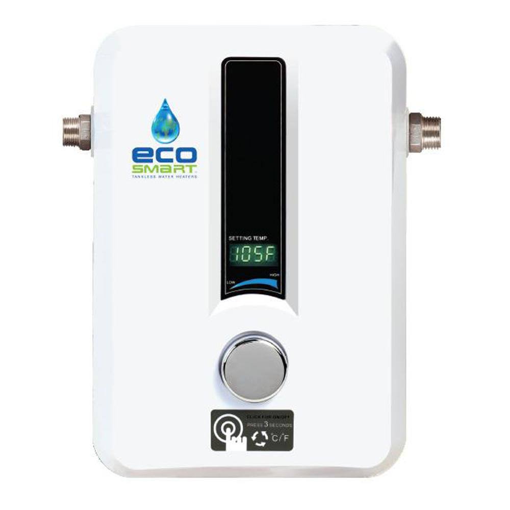 EcoSmart Self-Modulating Electric Tankless Water Heater - 1.55 GPM, 8 kW